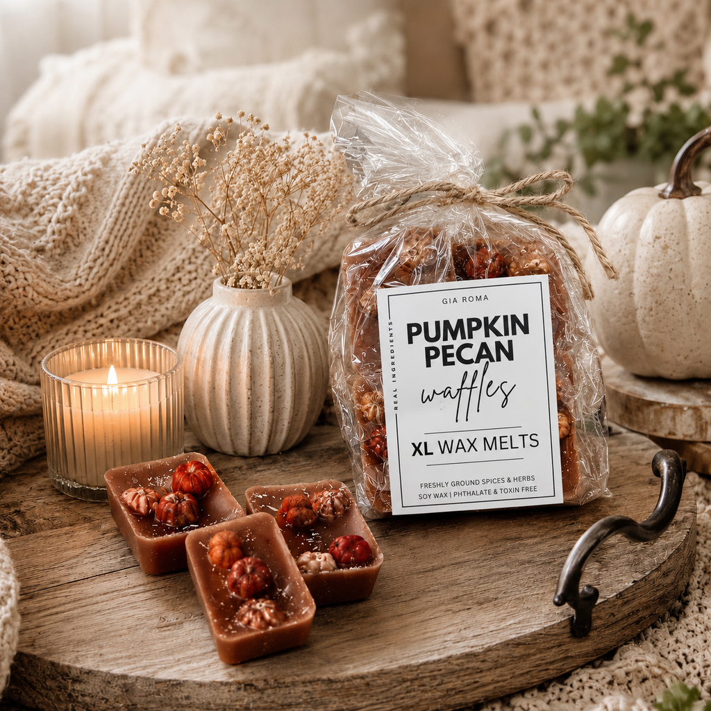 Pumpkin Pecan Waffles XL - The Elemental Path