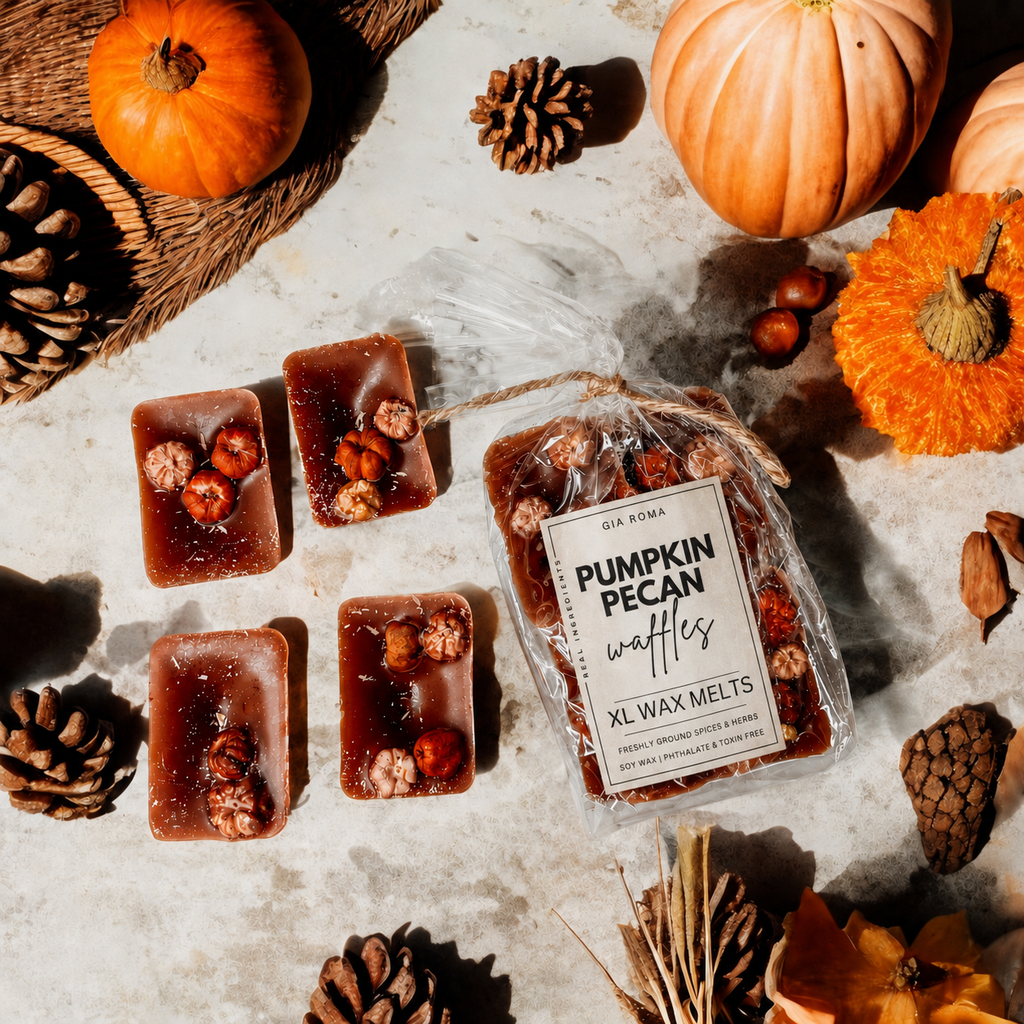 Pumpkin Pecan Waffles XL - The Elemental Path