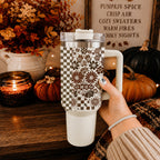 Retro Ghost + Skull 40oz - The Elemental Path