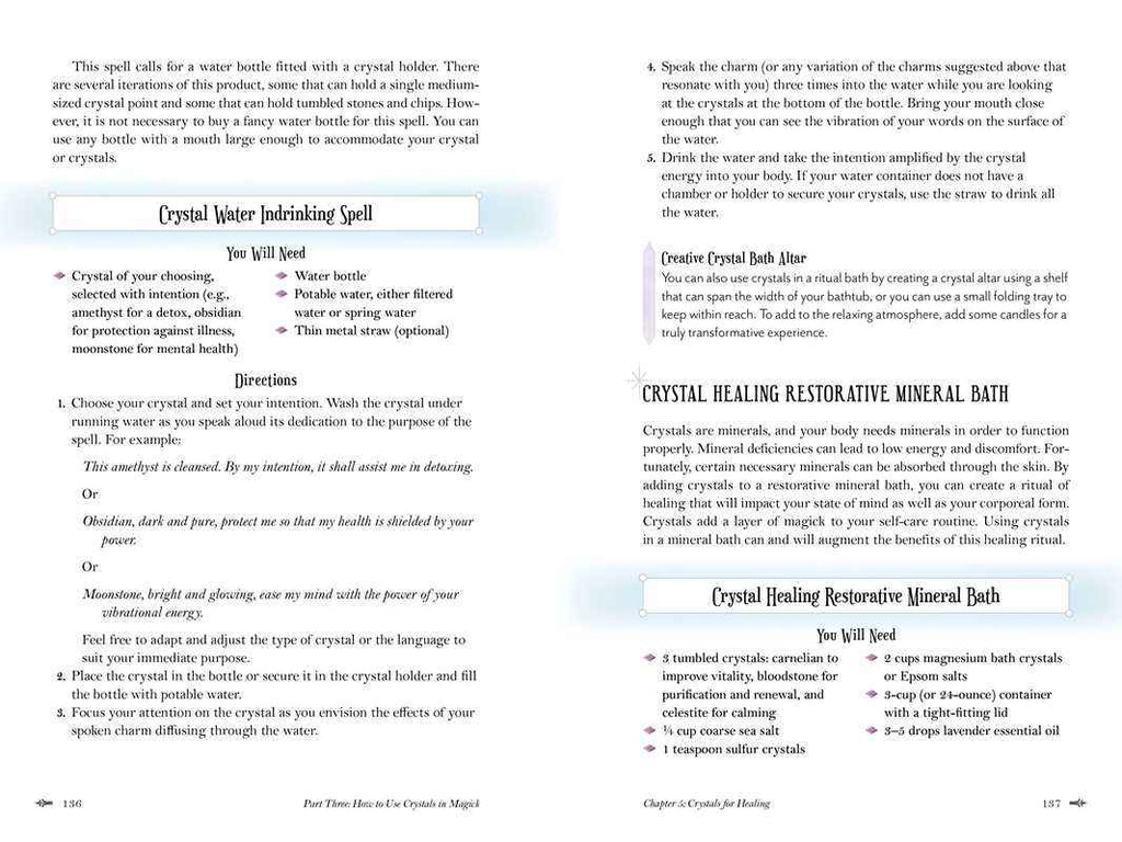 Modern Witchcraft Book of Crystal Magick By Judy Ann Nock