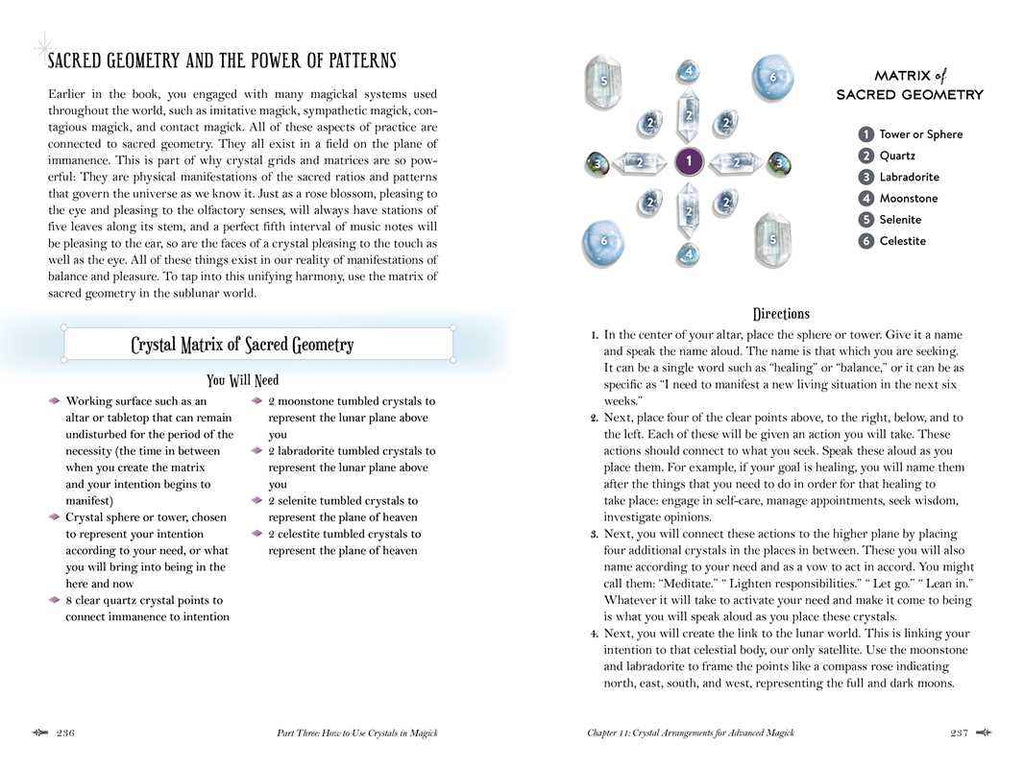 Modern Witchcraft Book of Crystal Magick By Judy Ann Nock
