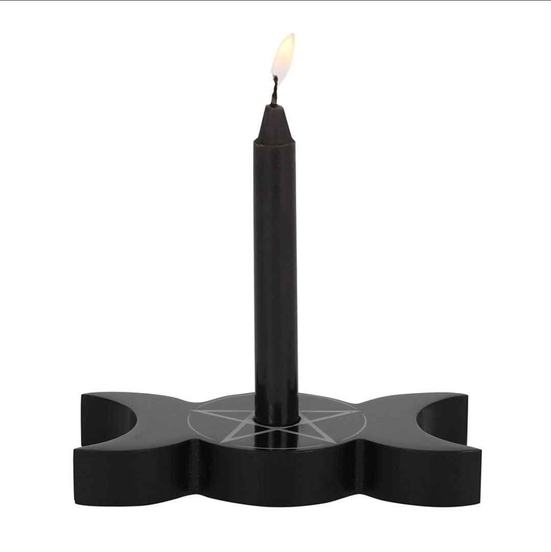 Triple Moon Spell Candle Holder
