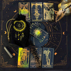 Gold Rainbow Foil Tarot Cards
