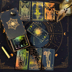 Gold Rainbow Foil Tarot Cards