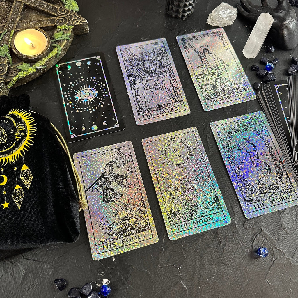 Holographic Foil Classic Tarot Deck & Sets