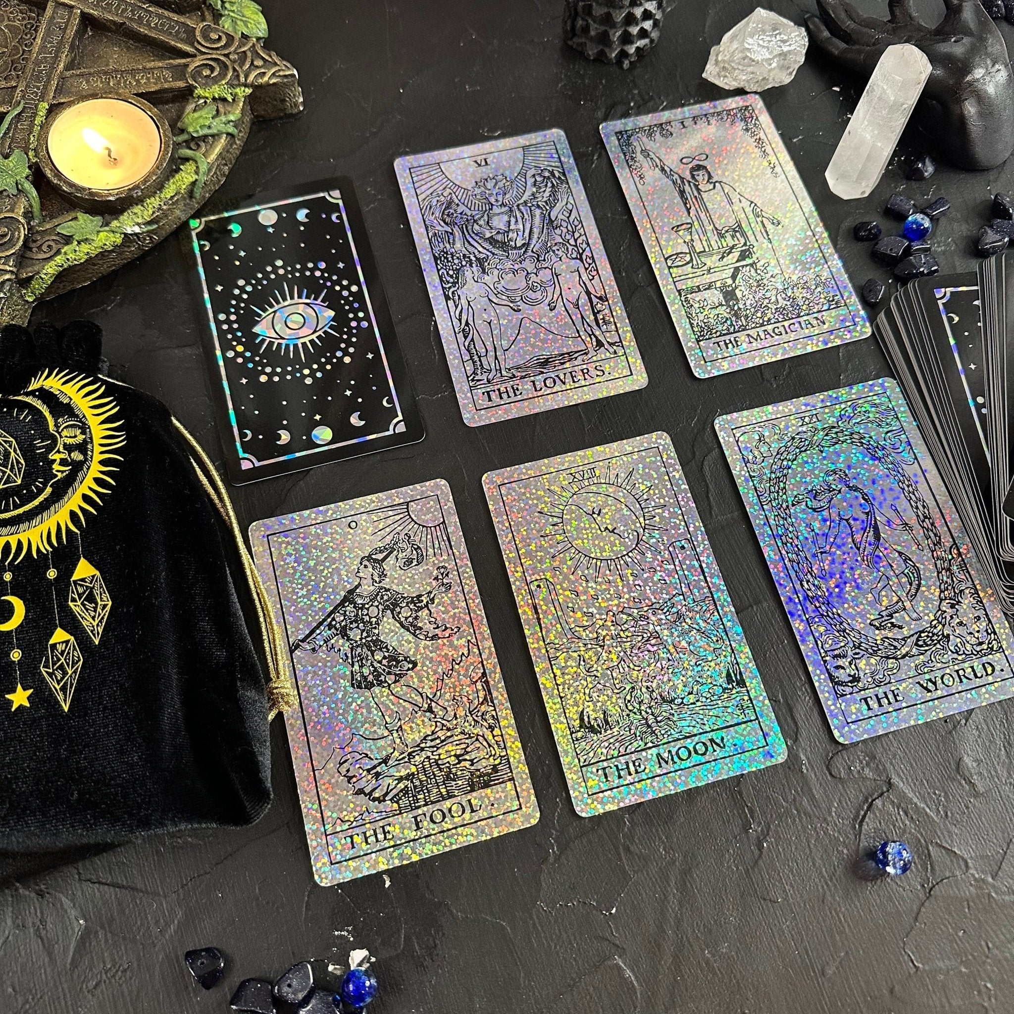 Holographic Foil Classic Tarot Deck & Sets