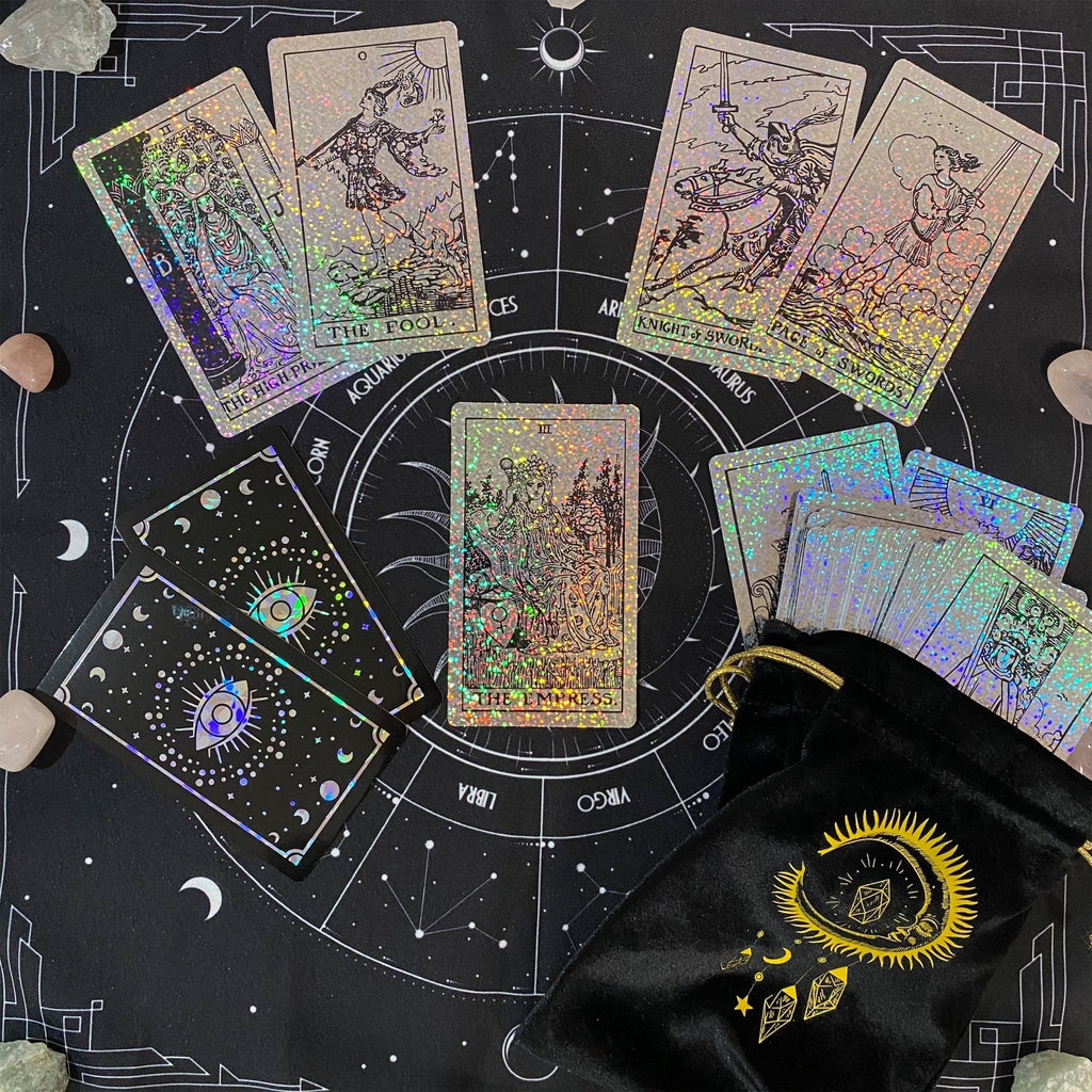 Holographic Foil Classic Tarot Deck & Sets