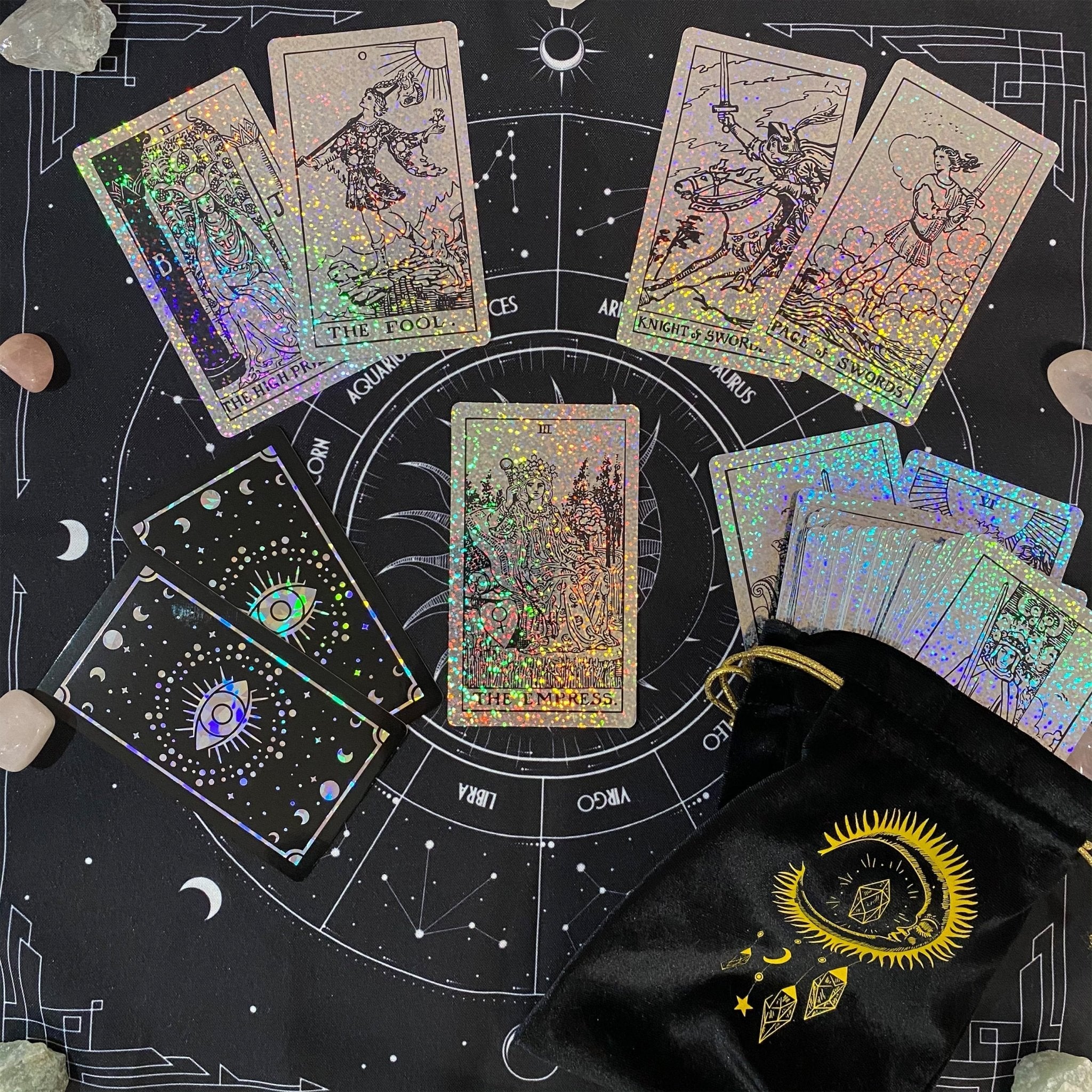 Holographic Foil Classic Tarot Deck & Sets