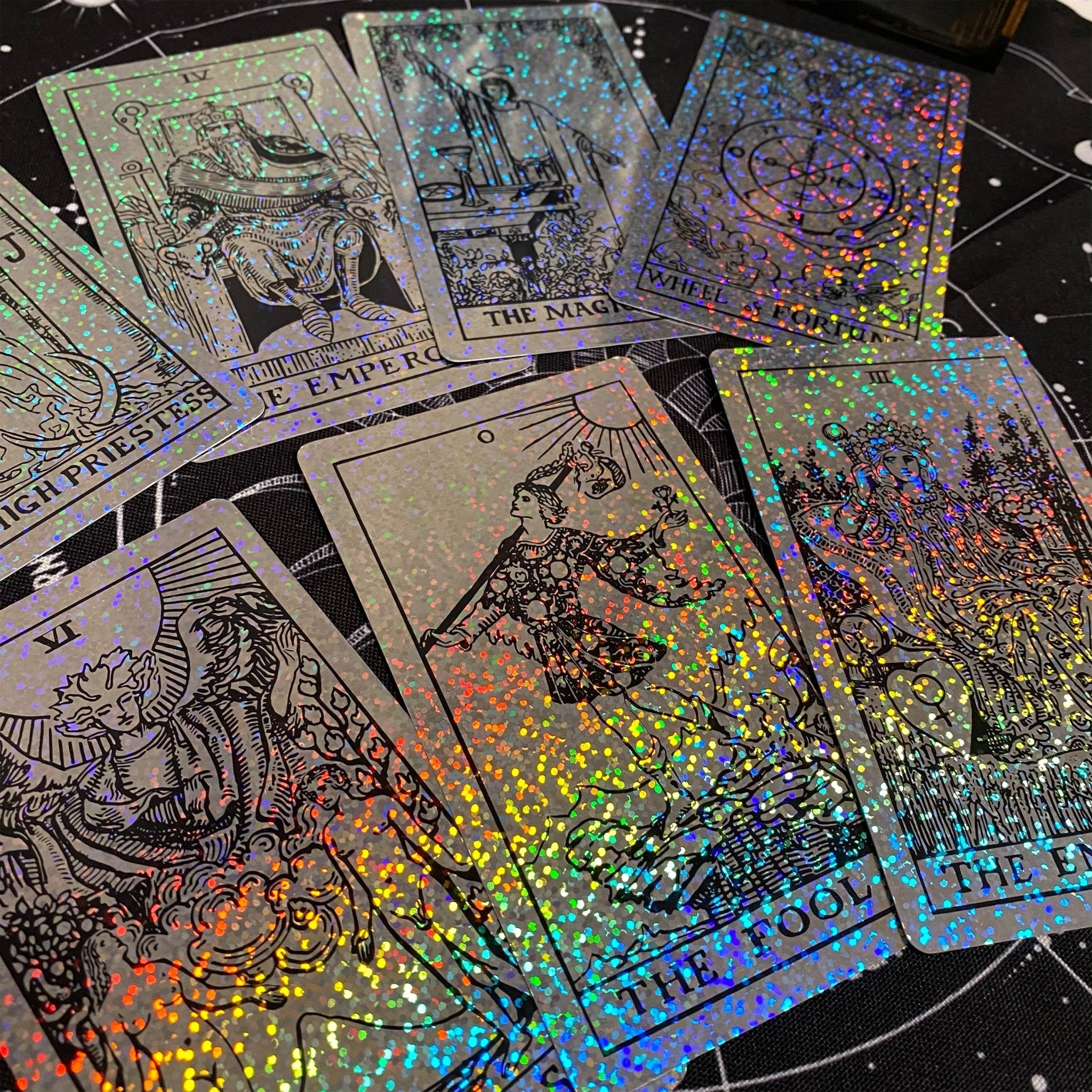 Holographic Foil Classic Tarot Deck & Sets