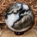 Volcano Agate Statement Sphere